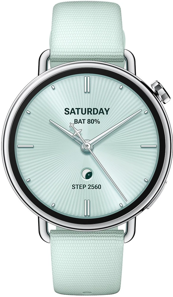 Išmanusis laikrodis Xiaomi Watch S4 41 mm, Mėtų žalios spalvos