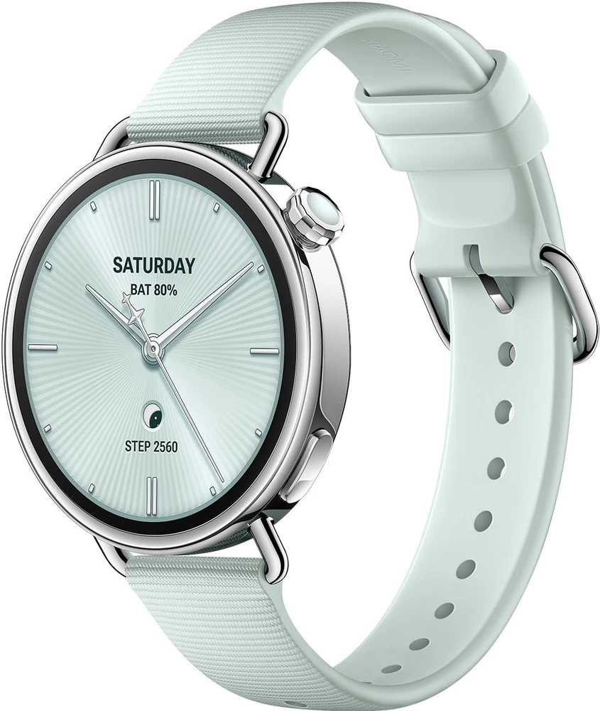 Išmanusis laikrodis Xiaomi Watch S4 41 mm, Mėtų žalios spalvos