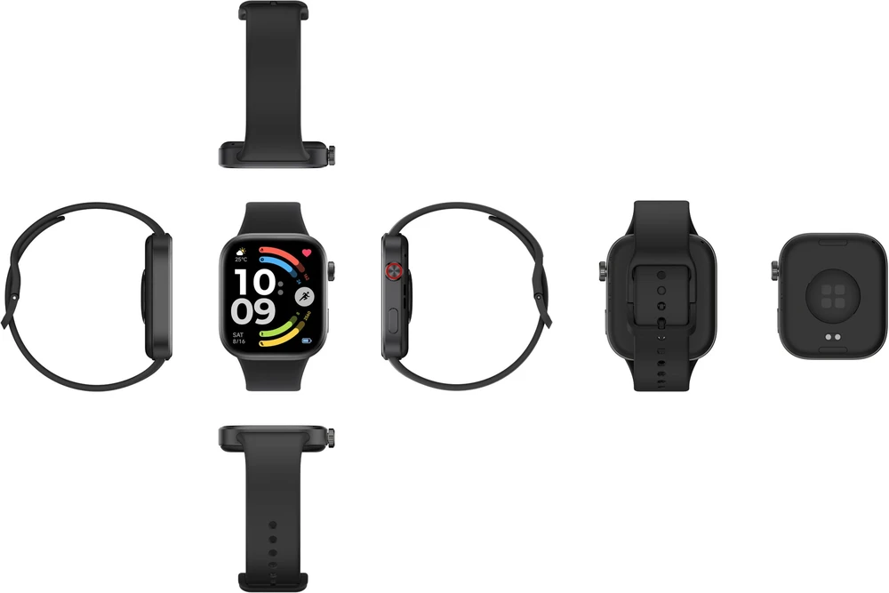 Išmanusis laikrodis Xiaomi REDMI Watch 6 | Smart watch | GPS (satellite) | AMOLED | 2.07" | Atsparus vandeniui | Obsidian Juodas