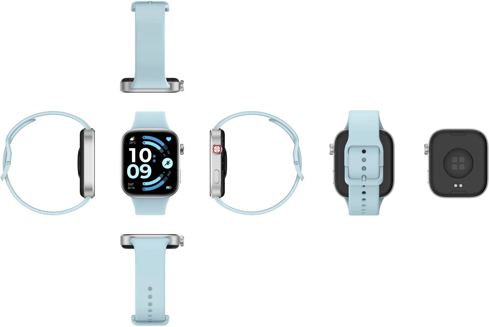 Išmanusis laikrodis Xiaomi REDMI Watch 6 | Smart watch | GPS (satellite) | AMOLED | 2.07" | Atsparus vandeniui | Glacier Mėlyna