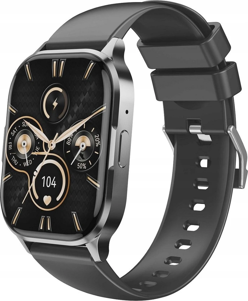 XO išmanusis laikrodis J10 Amoled juodas