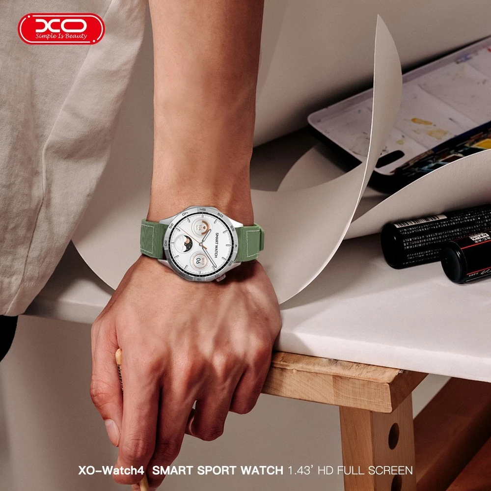 Devia XO išmanusis laikrodis Watch 4 Amoled juodos spalvos