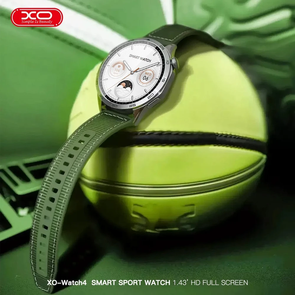 Devia XO išmanusis laikrodis Watch 4 Amoled juodos spalvos