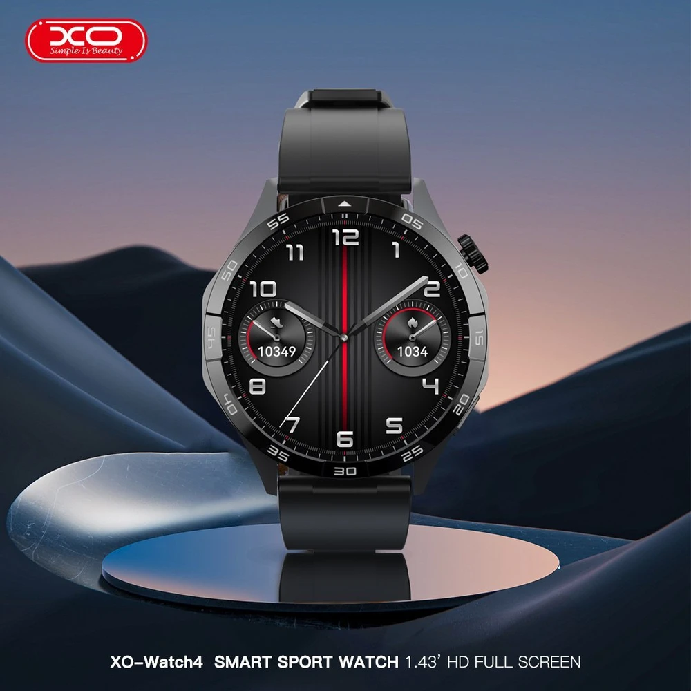 Devia XO išmanusis laikrodis Watch 4 Amoled juodos spalvos