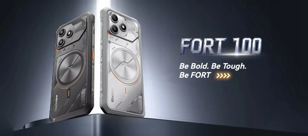 Išmanusis telefonas Blackview FORT100 4G 8/128GB Juodas (FORT100 8/128 Juodas)