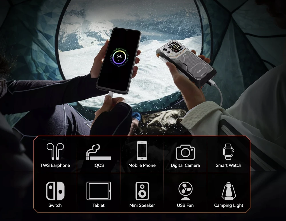 Išmanusis telefonas Blackview XPLORE 1 PRO 5G 12GB / 256GB Juodas