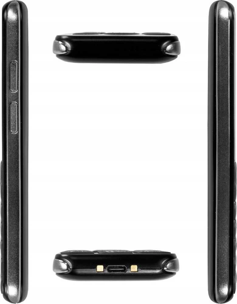 Mobilusis telefonas Evolveo EasyPhone LT mobilusis telefonas senjorams su pakroveju juoda