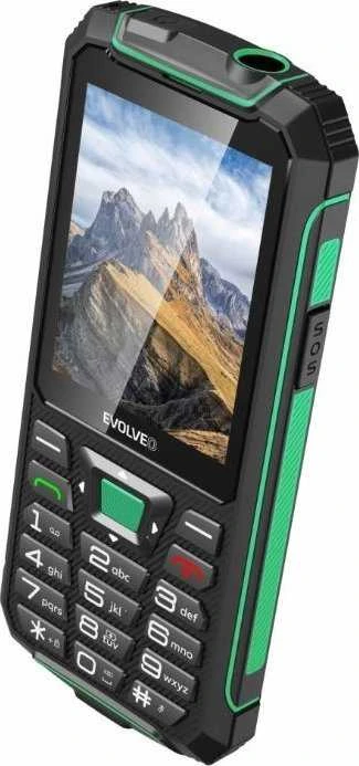 Mobilusis telefonas Evolveo StrongPhone W4 neperšlampamas wytrzymały telefon Dual SIM juoda-žalia