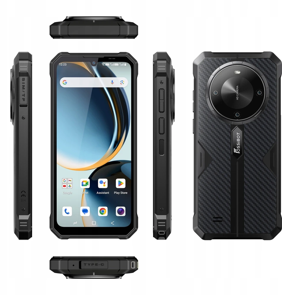 Fossibot Išmanusis telefonas f105 juodas ch