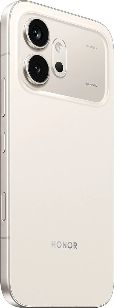 „Honor 600 5G“ 16,7 cm (6,57 colio) dviejų SIM kortelių „Android 16.0“ USB C tipo 8 GB 512 GB 6400 mAh auksinis, Baltas