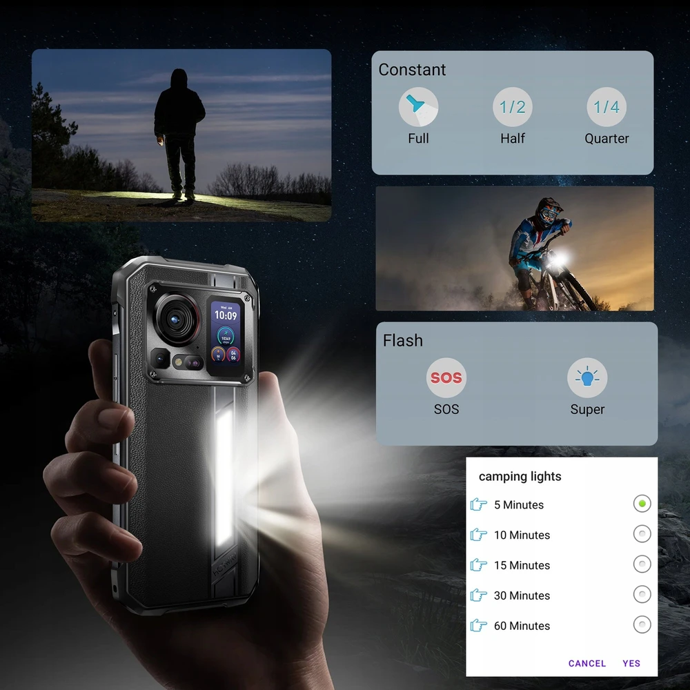 HOTWAV Hyper 7 Pro smartphone (juodas)