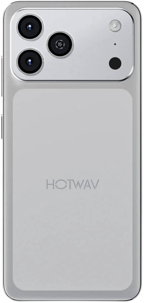 HOTWAV A17 Pro Max smartphone (sidabrinis)