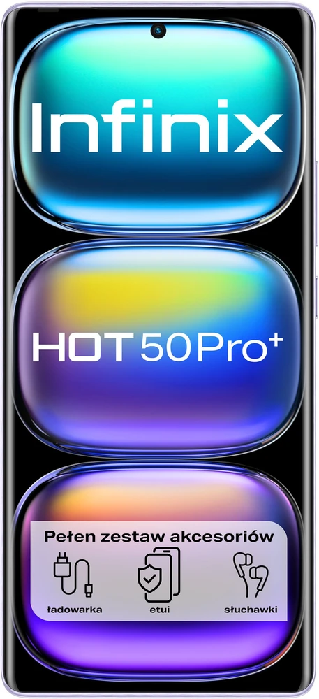 Išmanusis telefonas Infinix Hot 50 Pro+ 8/256GB Violetinis (X6880PR)