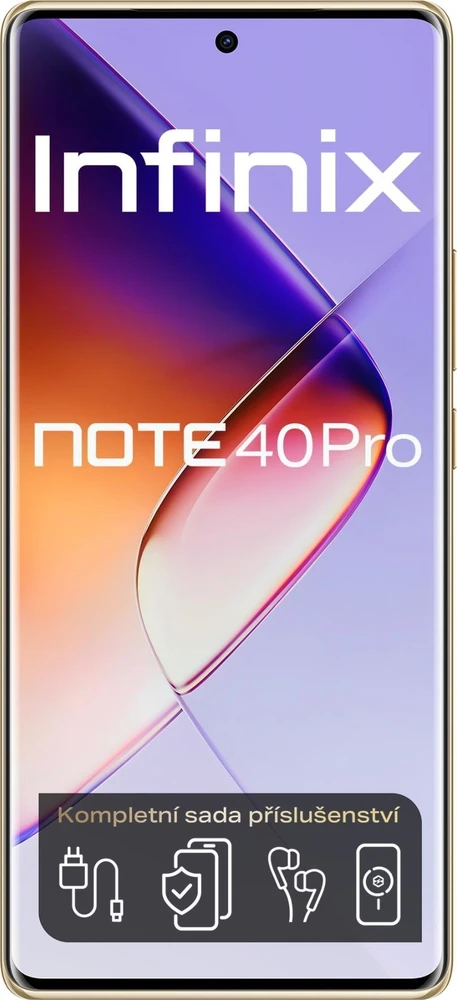 „Infinix Note 40 Pro 12/256 Gb Titan Gold“, MODEL X6850