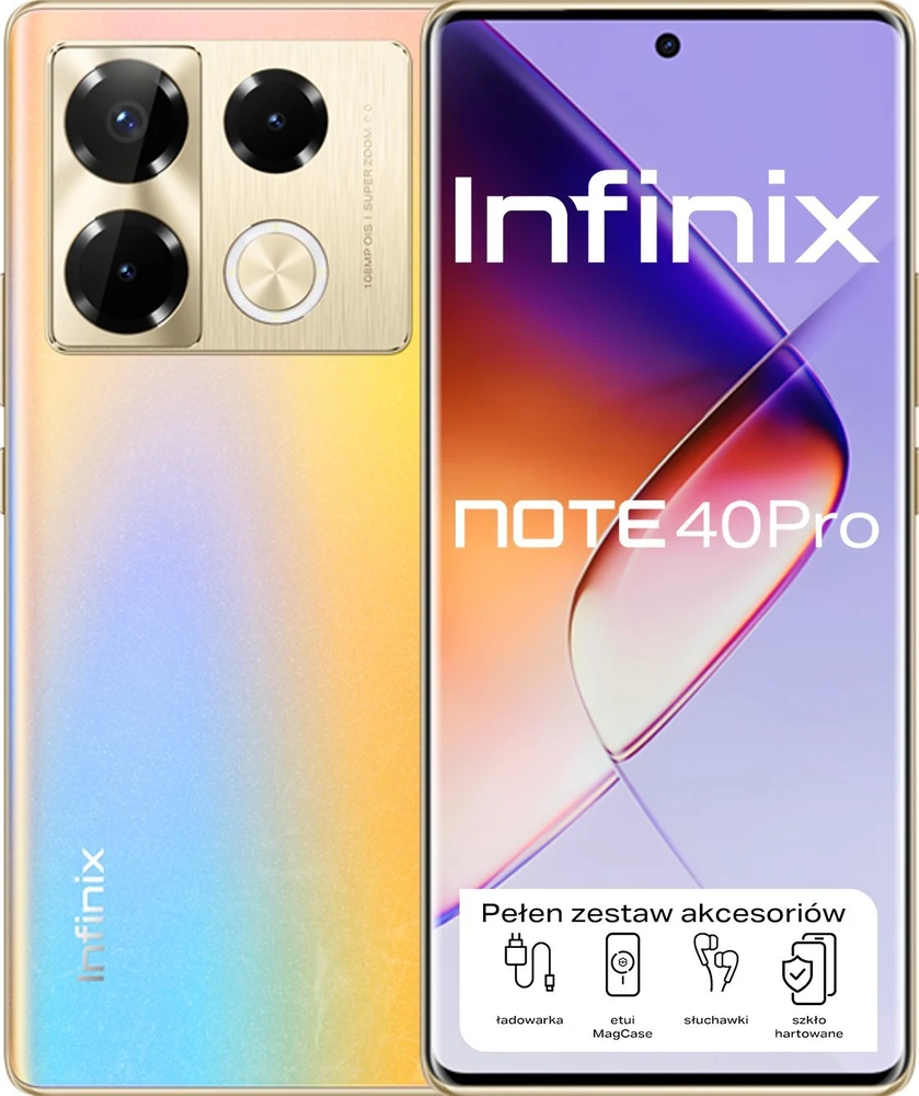 „Infinix Note 40 Pro 12/256 Gb Titan Gold“, MODEL X6850
