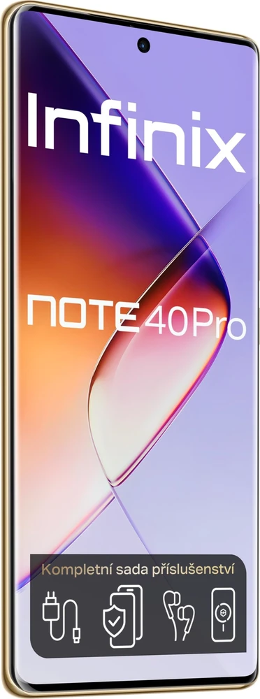 „Infinix Note 40 Pro 12/256 Gb Titan Gold“, MODEL X6850