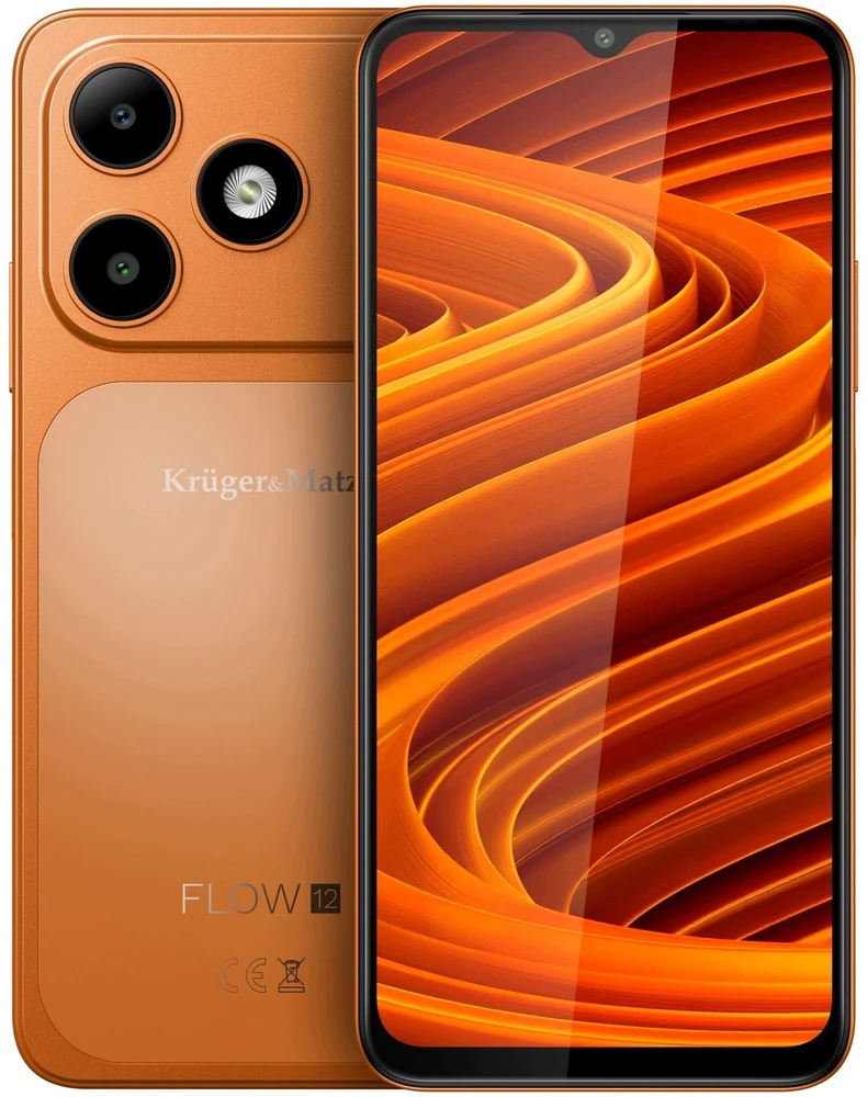 Išmanusis telefonas Kruger & Matz FLOW 12 oranžinis