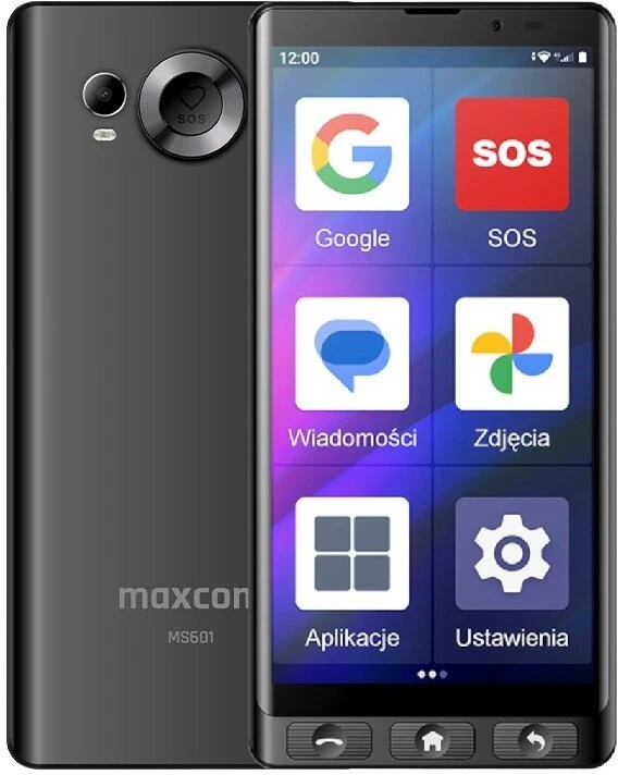 Maxcom MS601 4/64GB LTE juoda