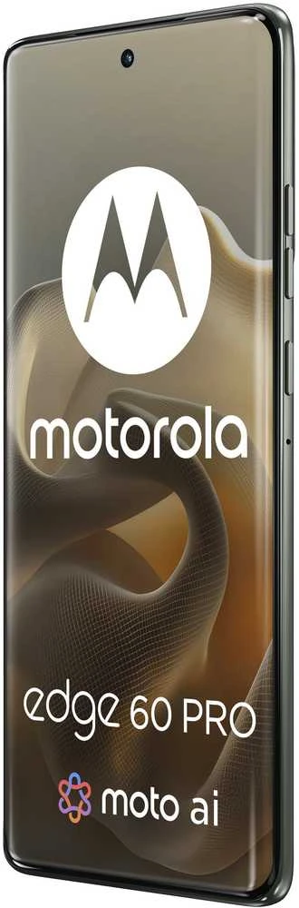 Išmanusis telefonas Motorola Edge 60 Pro (5G) 6.7'', 12/512GB, 6000 mAh, IP68, eSIM, Žalsvai pilkas