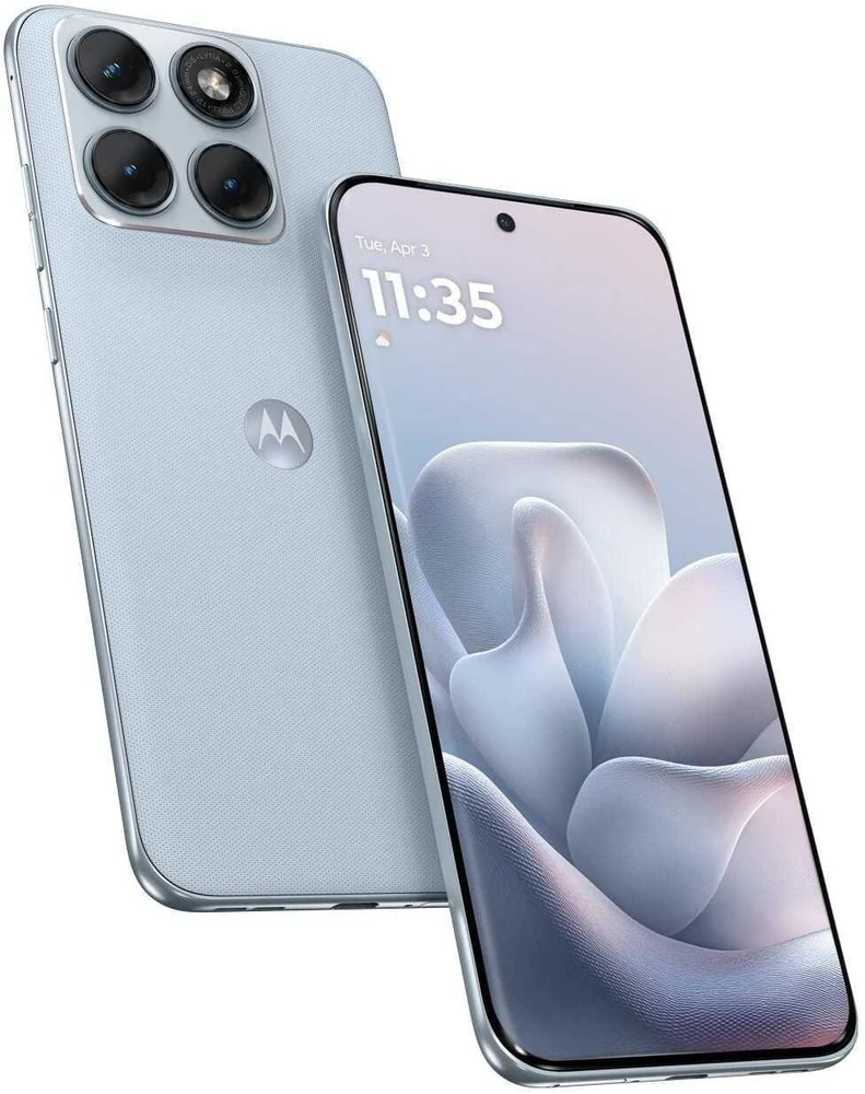 „Motorola edge 70 fusion“ 17,2 cm (6,78 colio) dviejų SIM kortelių „Android 16.0“ 5G USB C tipo 12 GB 256 GB 7000 mAh Šviesusis Mėlyna