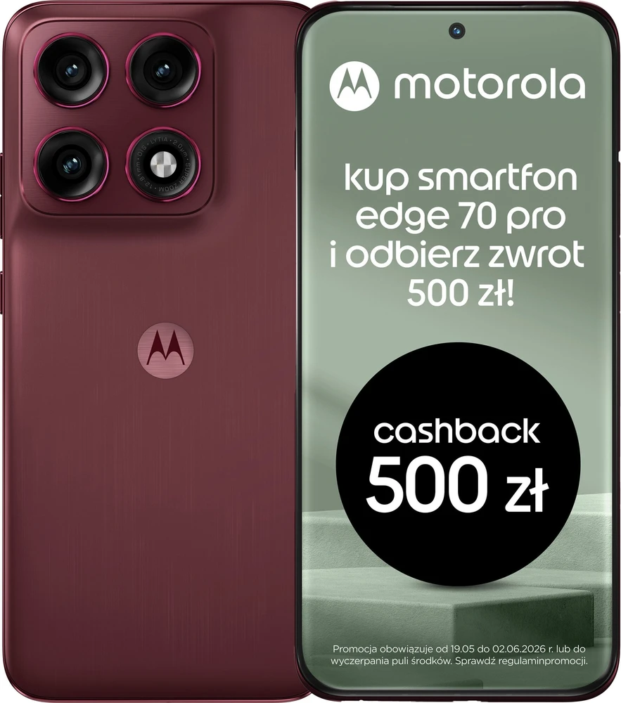 Motorola Moto Edge 70 Pro 12/512GB Pantone Zinefande red