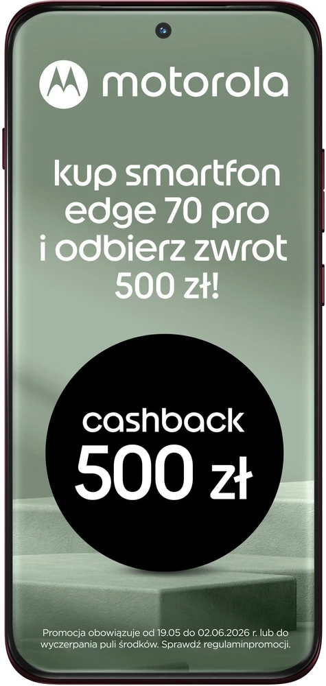 Išmanusis telefonas Motorola Edge 70 Pro 5G 12/512GB Raudona (PBC20003SE)