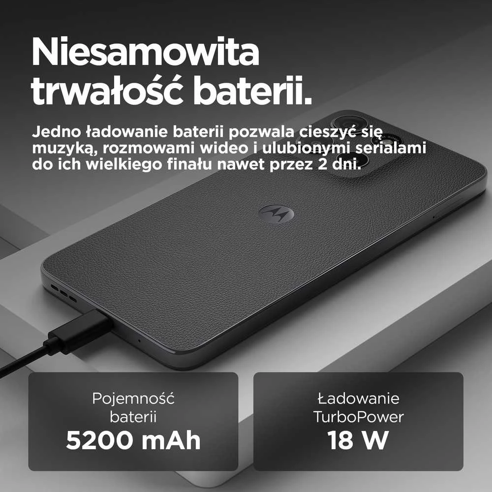 Motorola moto g15 power 17,1 cm (6,72 colio) dviejų SIM kortelių „Android 15“ 4G USB C tipo 8 GB 256 GB 6000 mAh Pilkas