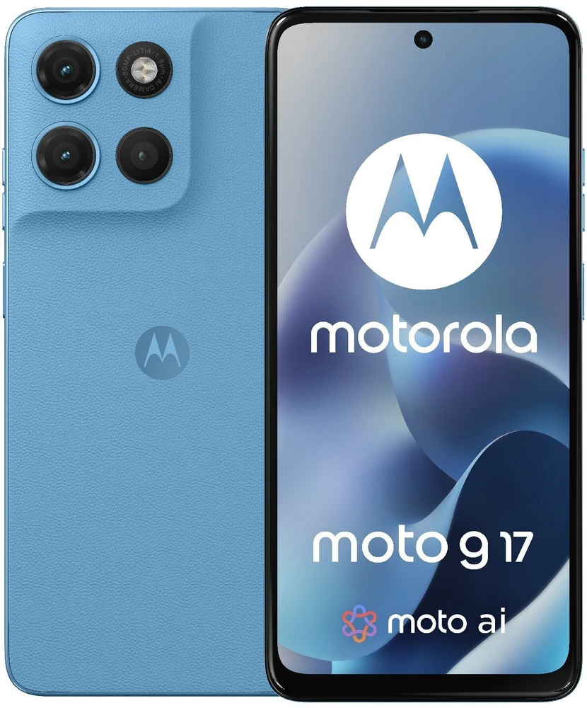 Motorola G17 4/128GB Alaskan Mėlyna