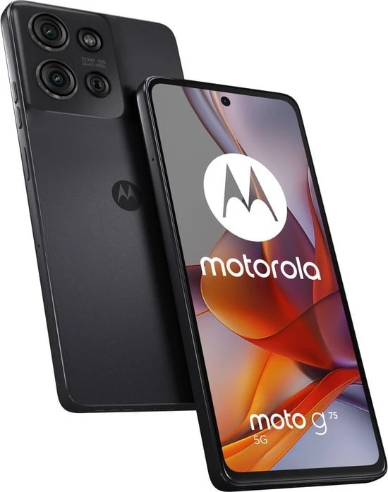 Motorola „Išmanusis telefonas Moto G75 5g 8/128gb b2b“ pilkos spalvos verslo klasės telefonas