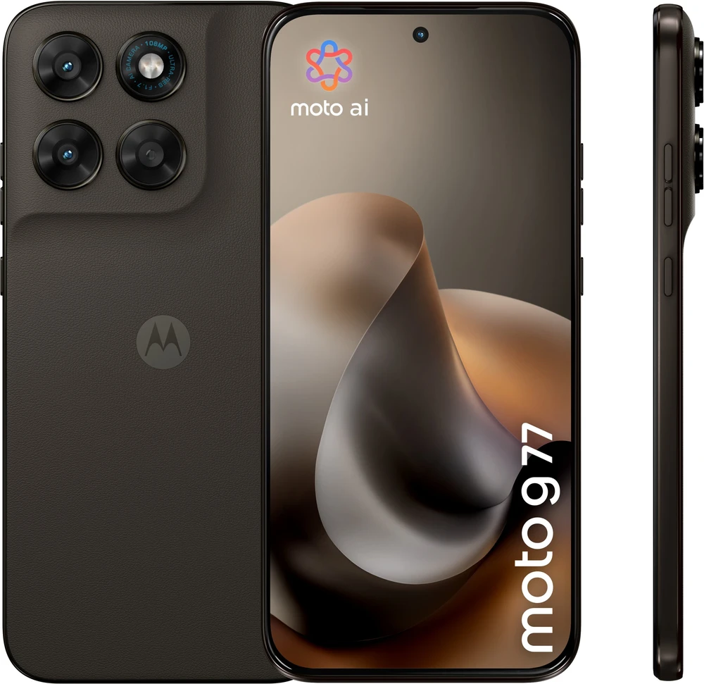 Motorola moto g77 17,3 cm (6,8") hibridinis dvigubos SIM „Android 16.0“ 5G USB Type-C 8 GB 128 GB 5200 mAh juodas