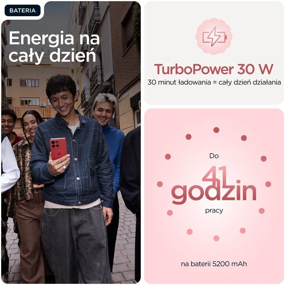 Išmanusis telefonas Motorola Moto G86 5G 8/256GB Rožinė (PB7L0085SE)