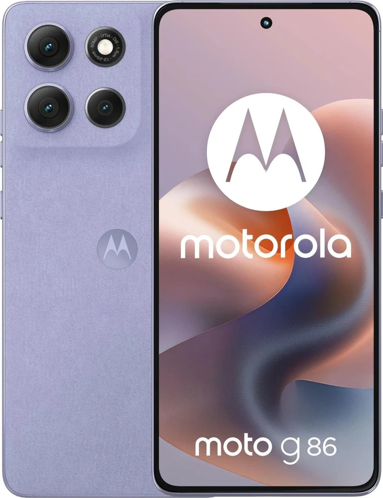 „Motorola Moto G86 5G“ 16,9 cm (6,67 colio) Dviguba SIM kortelė „Android 15“ USB C tipo 8 GB 256 GB 5200 mAh Alyvinis