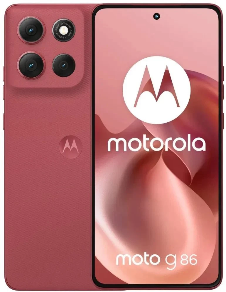 Motorola „Moto G86 Power 5G“ 12/256 GB išmanusis telefonas, „Pantone Chrysanthemum“ (rožinės spalvos)
