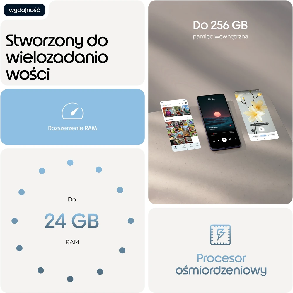 Motorola G17 Power 8/256GB Alaskan Mėlyna
