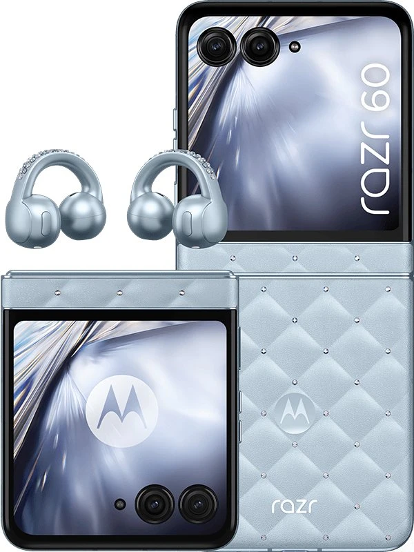 Išmanusis telefonas Motorola razr60 + Buds Loop Bundle Swarovski Edition