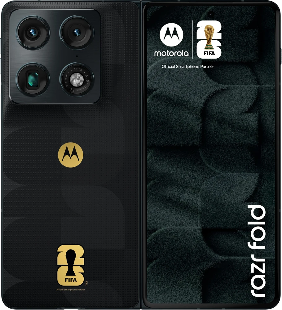 Motorola „razr fold“ 20,6 cm (8,09 colio) dviejų SIM kortelių „Android 16.0“ 5G USB C tipo 16 GB 512 GB 6000 mAh Juodas