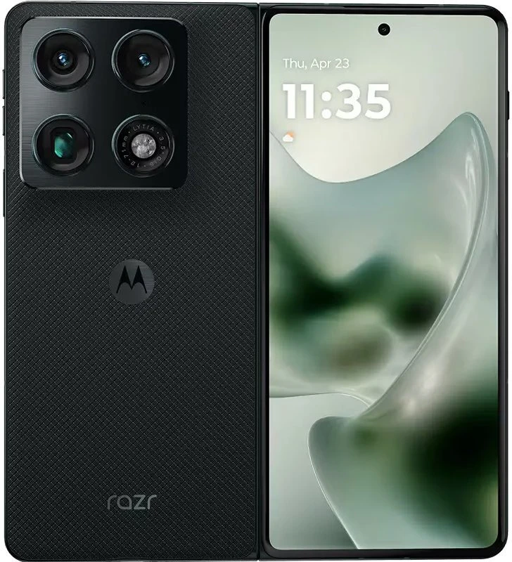 Motorola „razr fold“ 20,6 cm (8,09 colio) dviejų SIM kortelių „Android 16.0“ 5G USB C tipo 16 GB 512 GB 6000 mAh Juodas