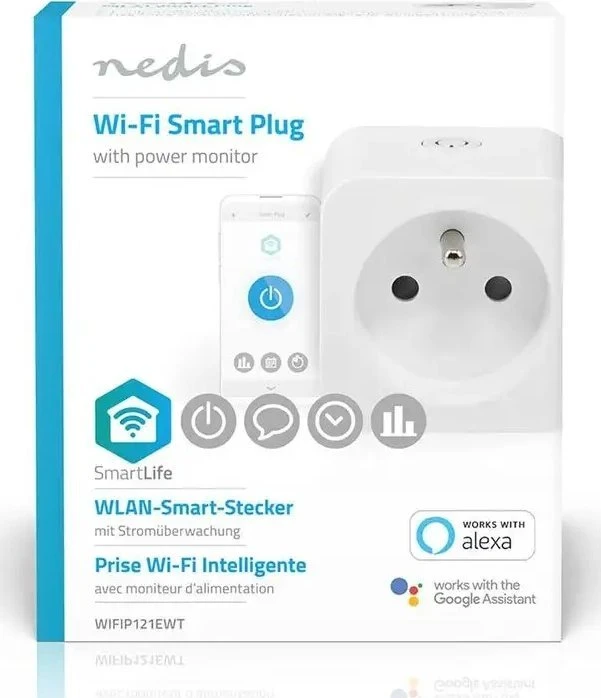 Inteligentne gniazdko Nedis SmartLife WIFIP121EWT Wi-Fi