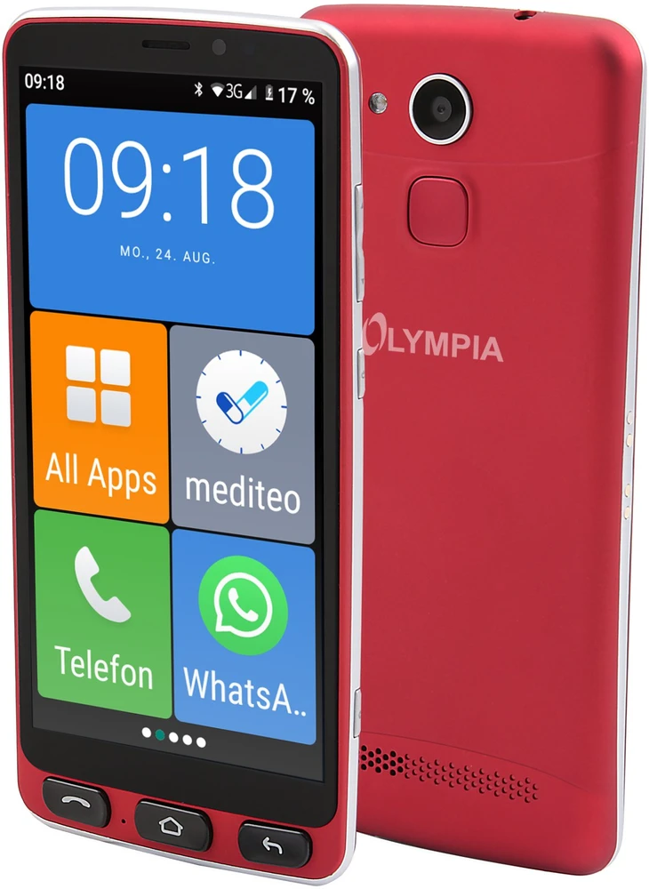 Išmanusis telefonas Olympia Išmanusis telefonas NEO+ raudona (2262)