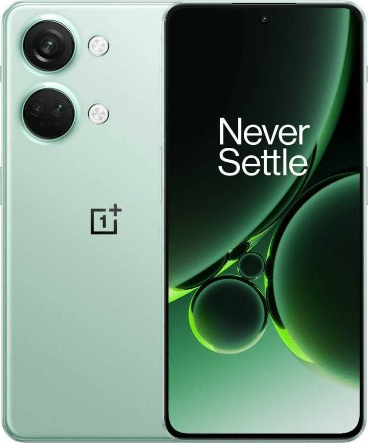 OnePlus | Nord | 3 | Miglotas Žalias | 6,74 colio | Skystas AMOLED | 1240 x 2772 | Mediatek MT6983 | Matmenys 9000 (4 nm) | Vidinė RAM 8 GB | 128 GB | Dvi SIM kortelės | Nano-SIM | 4G | 5G | Pagrindinė kamera 50+8+2 MP | Antrinė kamera 16 MP |. 13 |