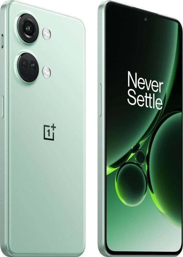 OnePlus | Nord | 3 | Miglotas Žalias | 6,74 colio | Skystas AMOLED | 1240 x 2772 | Mediatek MT6983 | Matmenys 9000 (4 nm) | Vidinė RAM 8 GB | 128 GB | Dvi SIM kortelės | Nano-SIM | 4G | 5G | Pagrindinė kamera 50+8+2 MP | Antrinė kamera 16 MP |. 13 |