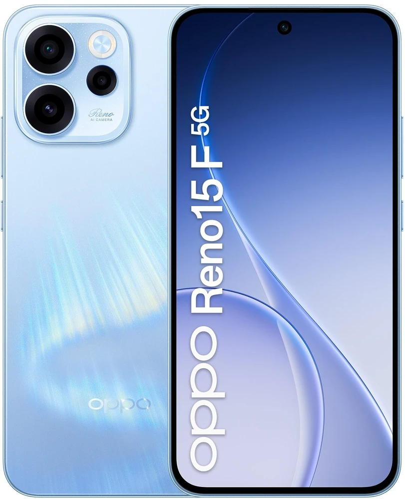 OPPO 15 F 5G 16.7 cm (6.57") Dual SIM Android 16.0 USB Type-C 8 GB 256 GB 6500 mAh Mėlyna