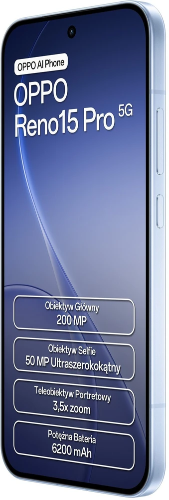 OPPO Reno 15 Pro 5G 12/512GB Mėlyna