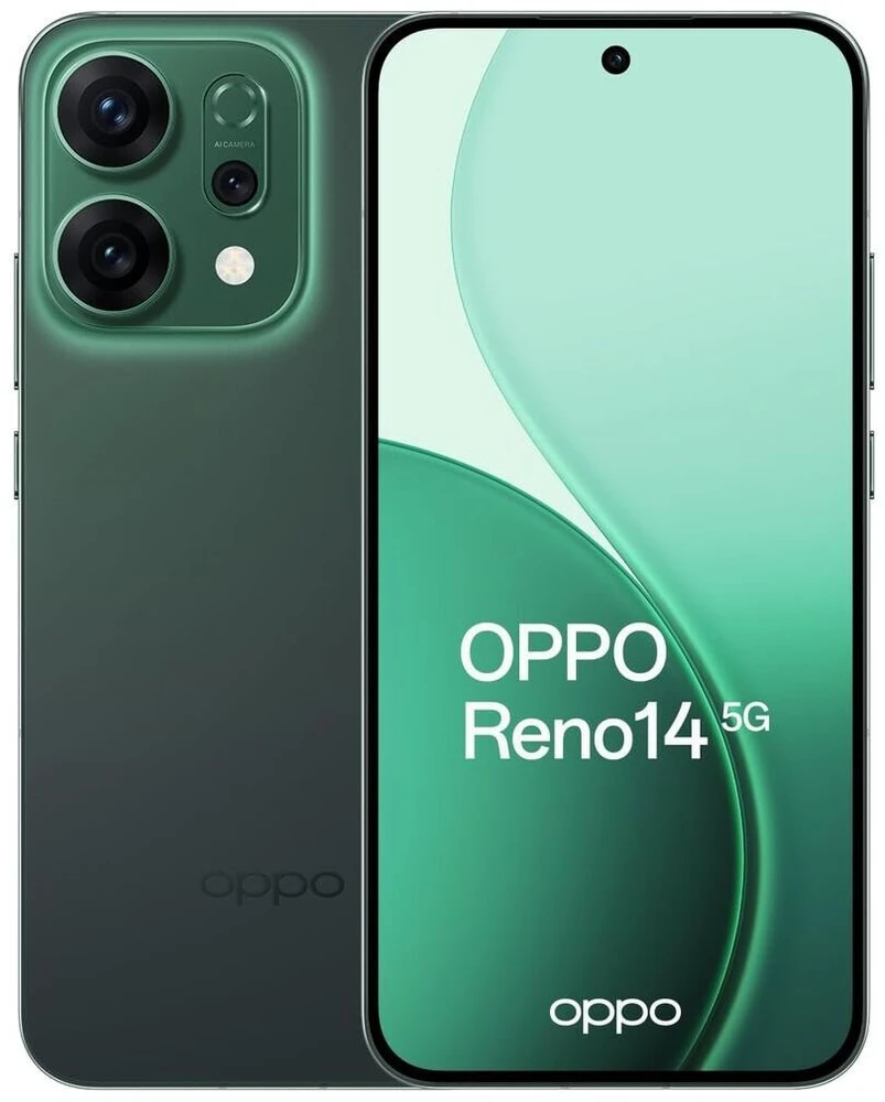 Išmanusis telefonas Oppo Reno14 F 5G 8GB / 256GB Žalias