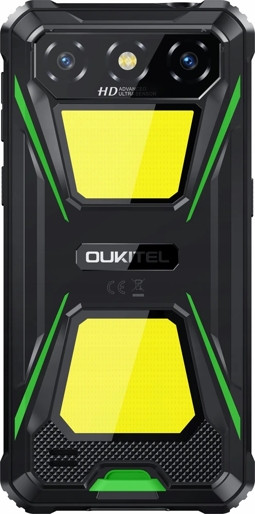 Oukitel G5 6″ Išmanusis telefonas Dual SIM Android 14 4G USB Type-C 4 GB 128 GB 6300 mAh Juodas, Žalias