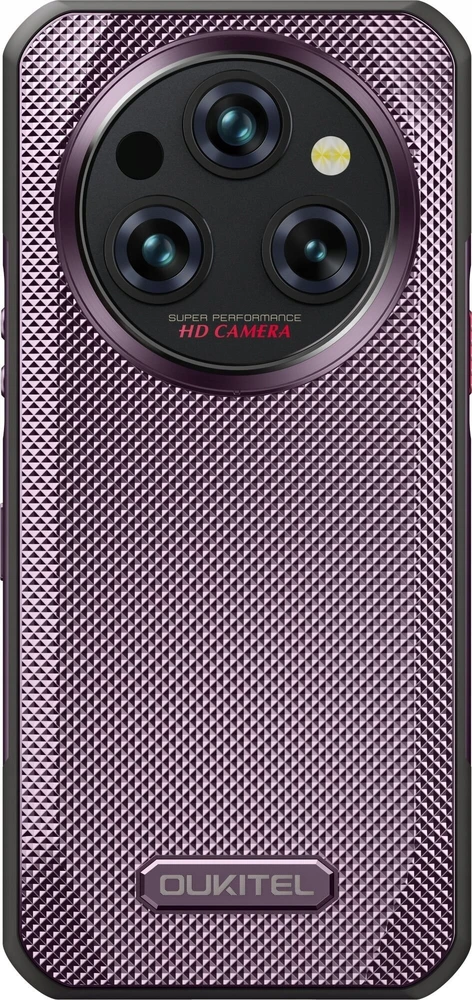 Oukitel WP35 6,6" Išmanusis telefonas Dual SIM Android 14 5G USB Type-C 8 GB 256 GB 11000 mAh Violetinė