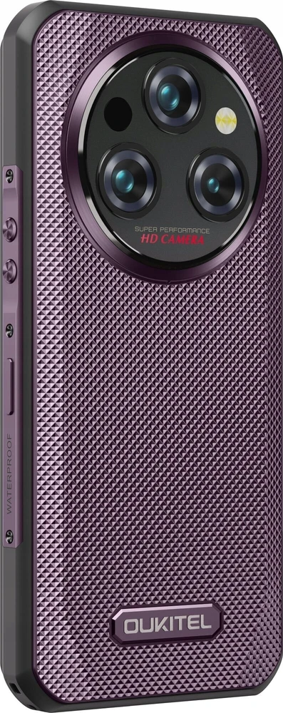 Oukitel WP35 6,6" Išmanusis telefonas Dual SIM Android 14 5G USB Type-C 8 GB 256 GB 11000 mAh Violetinė