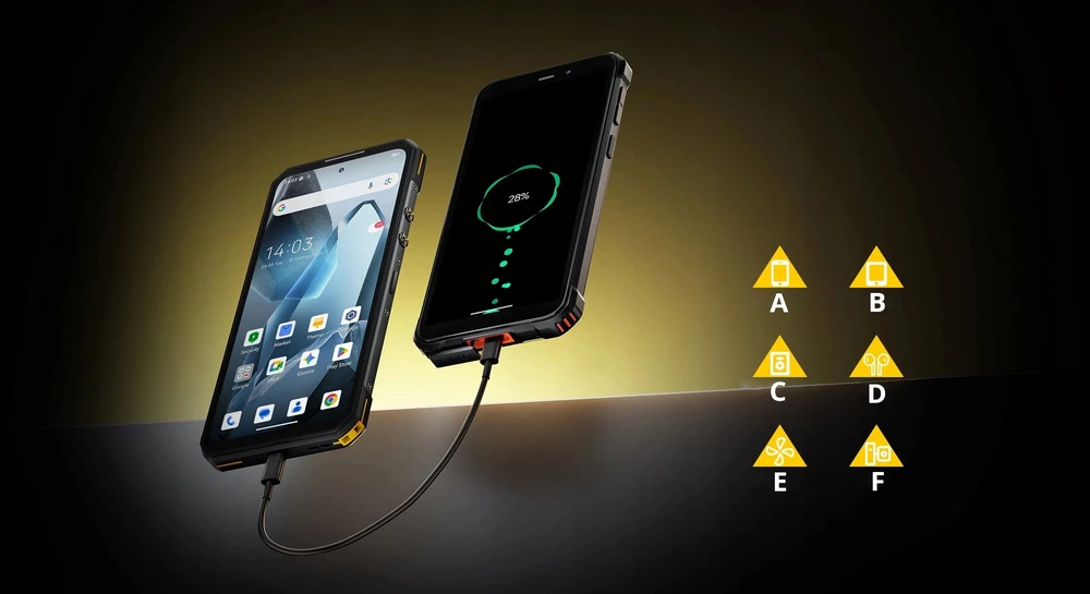 Išmanusis telefonas Oukitel WP60 5G 7.2 12/512GB 10000mAh Juodas
