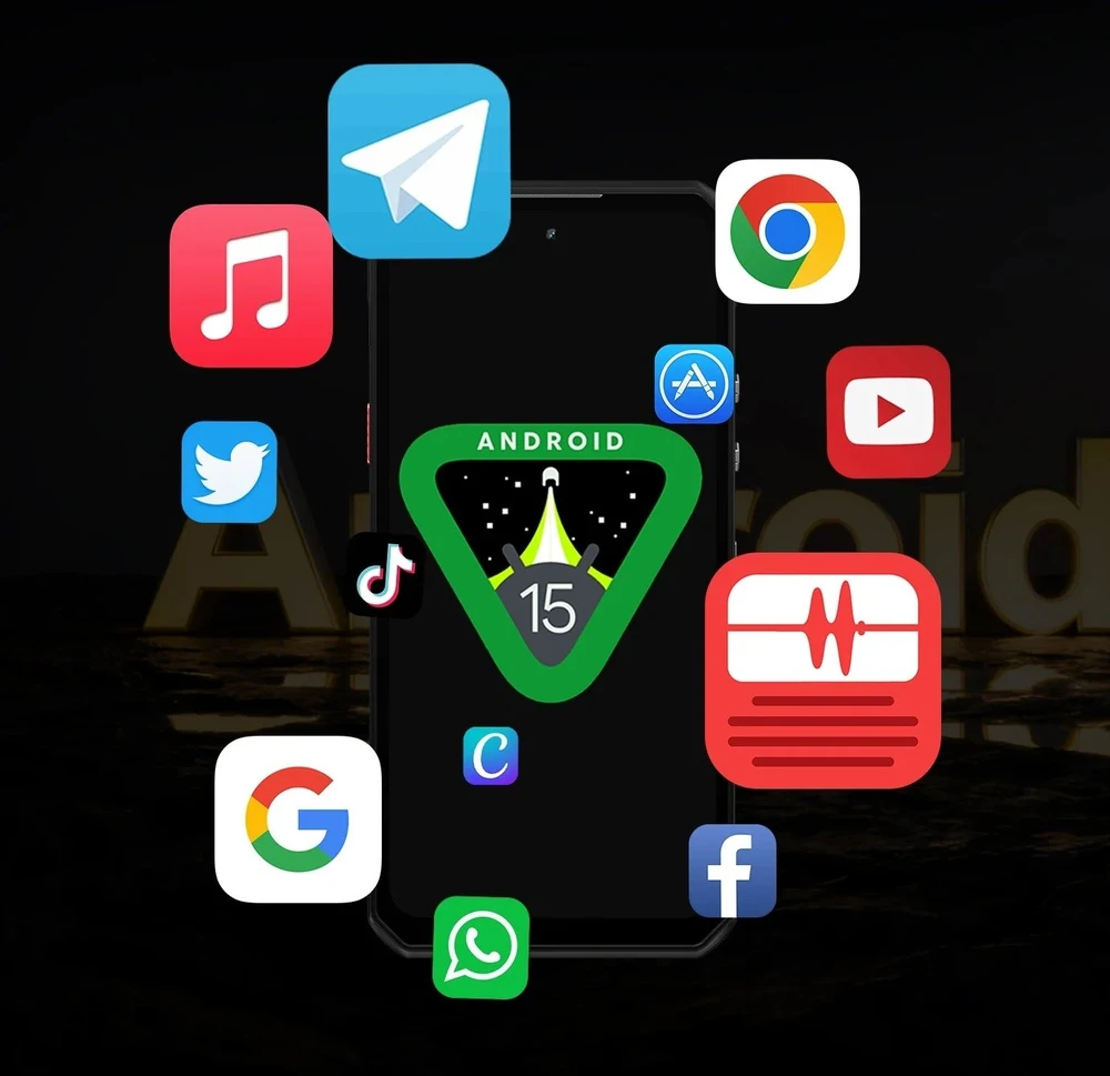Išmanusis telefonas Oukitel WP60 5G 7.2 12/512GB 10000mAh Juodas
