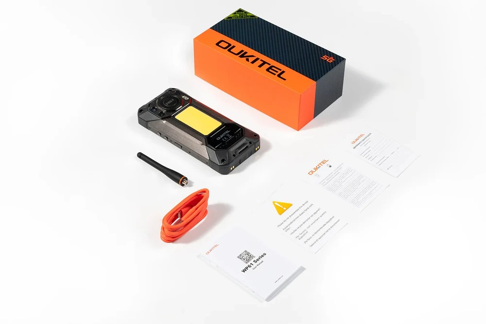 Išmanusis telefonas Oukitel WP61 Plus Walkie-Talkie 5G 12GB / 512GB Juodas (WP61Plus-BK/OL)